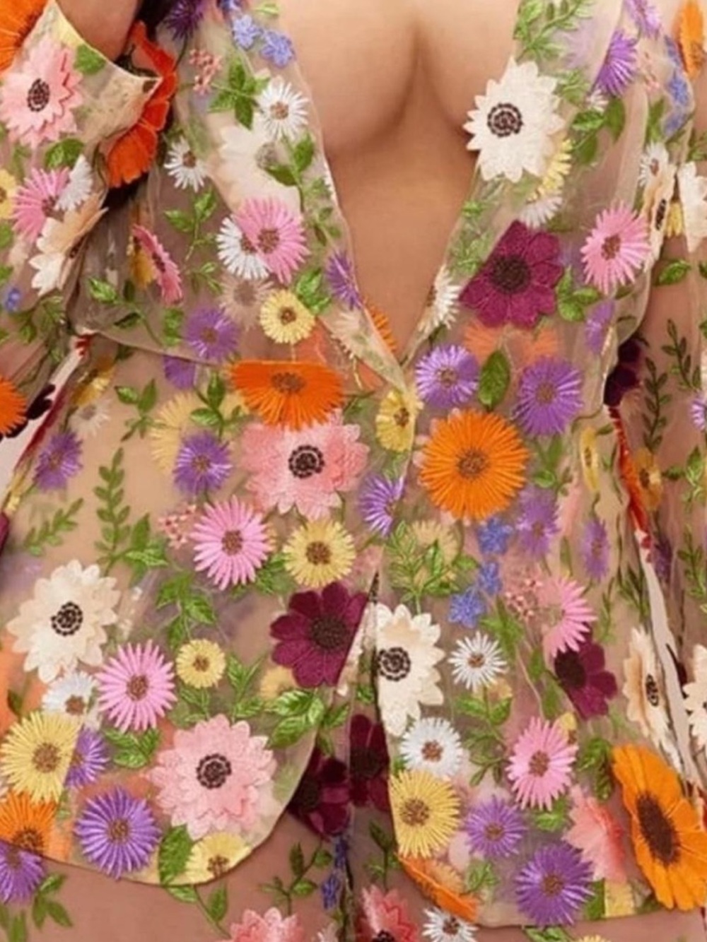 RAINBOW FLORAL 2 PIECE SUIT - NEW